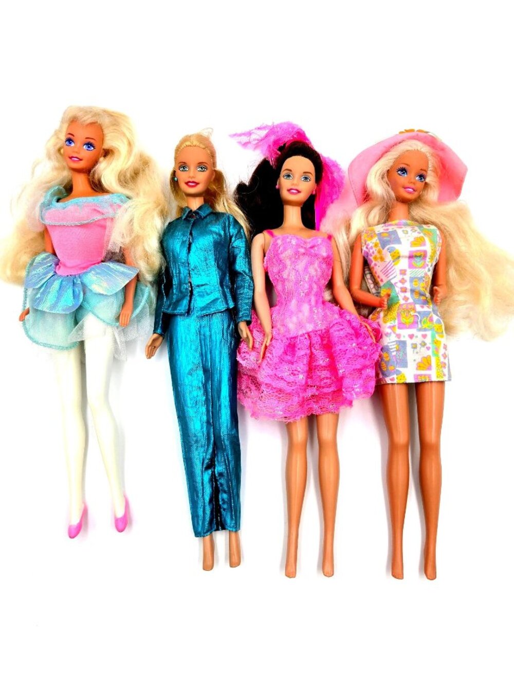 Barbie Doll Lot Tooth Fairy Birthday Easter Style Mattel 4 Dolls Read